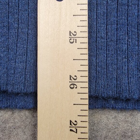 Smartwool Striped Crewneck Sweater Mens Large Blue Nylon Merino Wool - Picture 13 of 13